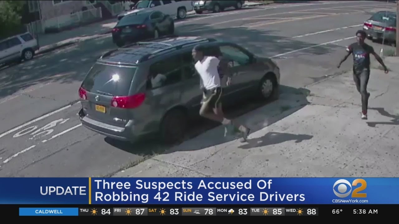 cbs new york weather New Video Of Men Accused Of Robbing Dozens Of Rideshare Drivers