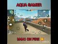 Aqua gamer op gameplay with m4a1  opgameplay freefire headshot totalgaming shorts short.s