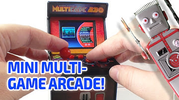 MINIATURE MULTICADE 230 ARCADE MACHINE! Really Works!