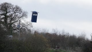 Life size Doctor Who Flying Tardis!