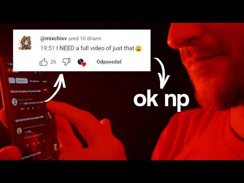 You asked me to do whole video of THAT and it broke my microphone ASMR