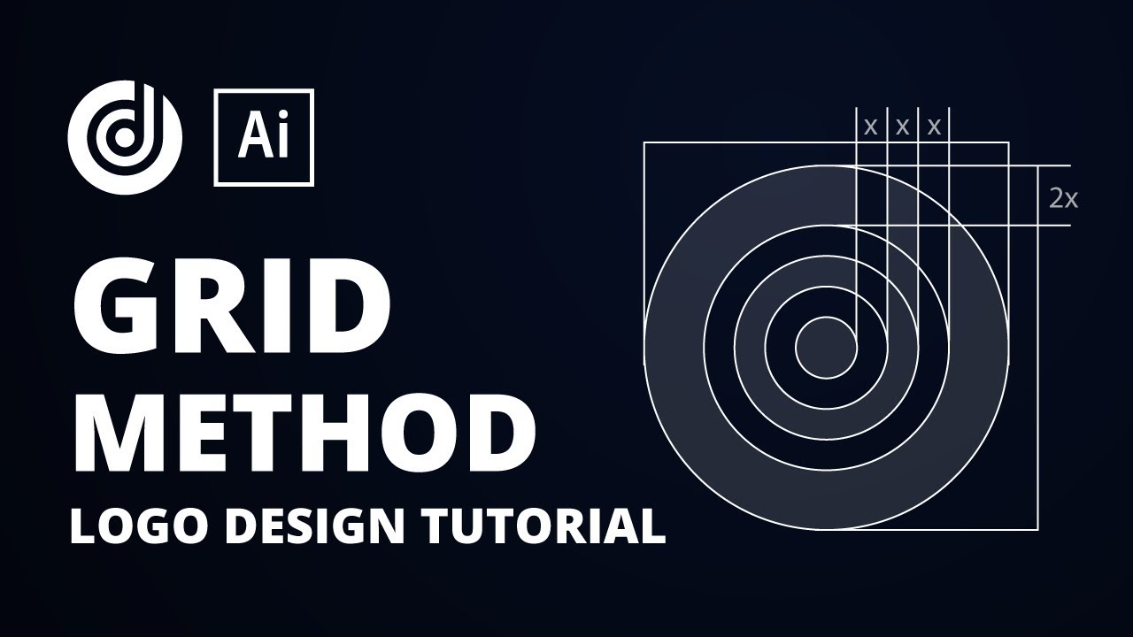 Logo design Tutorial Using the Grid Method in Adobe Illustrator CC