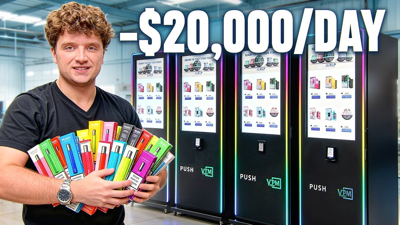 I placed 4 vape vending machines in 1 day
