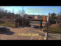 Truck crashes at the 11foot8 bridge and then hits a car