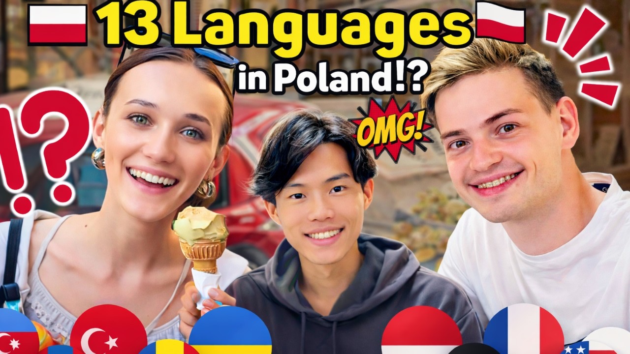 Говорю на 13 языках в Польше – Их реакция была безумной! 🇵🇱