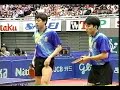 2001 WTTC: 王勵勤 (Wang Liqin ) & 閻森 (Yan Sen) VS 蔣澎龍 (Chiang Peng Lung) & 張雁書 (Chang Yen Shu)