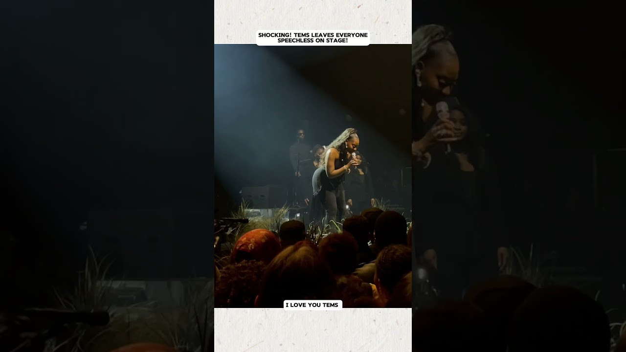 Tems ДОКАЗЫВАЕТ, что она великая артистка — её сценическое присутствие на ВЫСШЕМ УРОВНЕ 