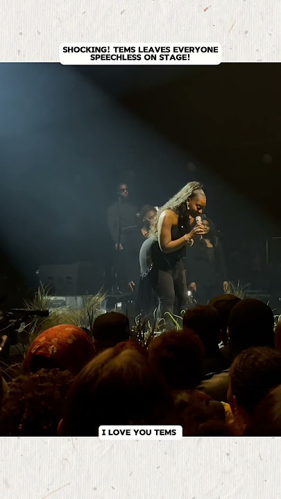 Tems PROVES She’s a Great Artist – Her Stage Presence Is NEXT LEVEL #tems #shorts