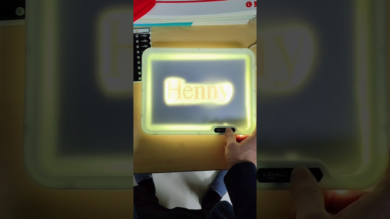 henny led glow tray YouTube