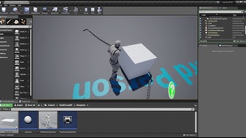 UE4 Simulated Rope Spline - Template Demo