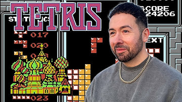 Tetris (NES) - Beating Level 9 Height 5 Type-B & Marathon Type-A w Commentary | Luis Gusto Games