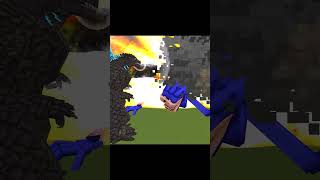 Shin Sonic Vs Godzilla In Minecraft Bedrock