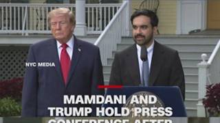Mamdani and Trump hold press conference after their meeting at Gracie Mansion