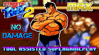 [TAS] Streets of Rage 2 (Bare Knuckle II) Max Hardest No Damage