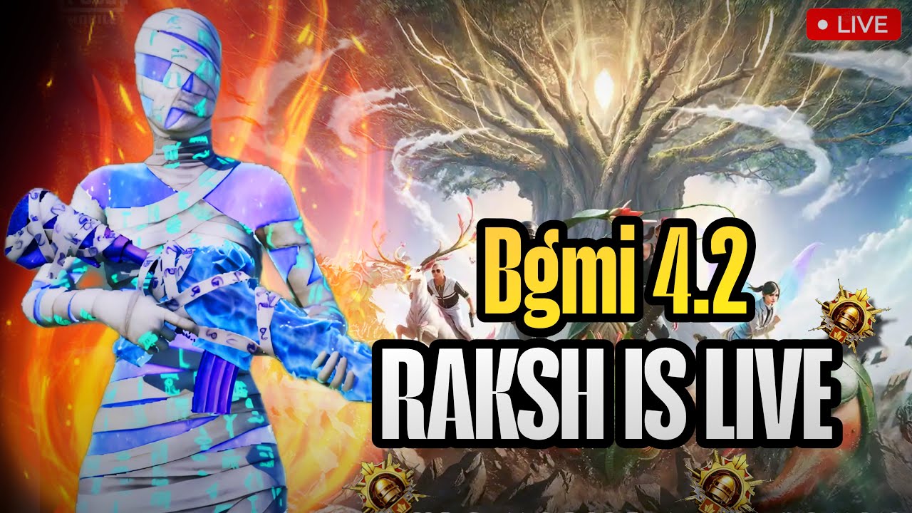 Raksh is live bgmi 4.2 | raksh is live #livestream #youtube - YouTube