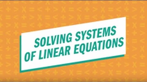 Solving Systems of Linear Equations With the TI-Nspire CX Graphing Calculator