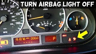 HOW TO TURN AIRBAG LIGHT OFF ON BMW E46 316i 318i 320i 323i 325i 328i 330i 320d 330d 330ci