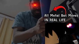 All Metal Bat Moves In REAL LIFE - Roblox Strongest Battlegrounds