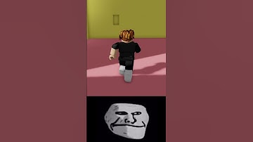 BACON IQ MOMENT (Troll Face Meme) #shorts #robloxshorts
