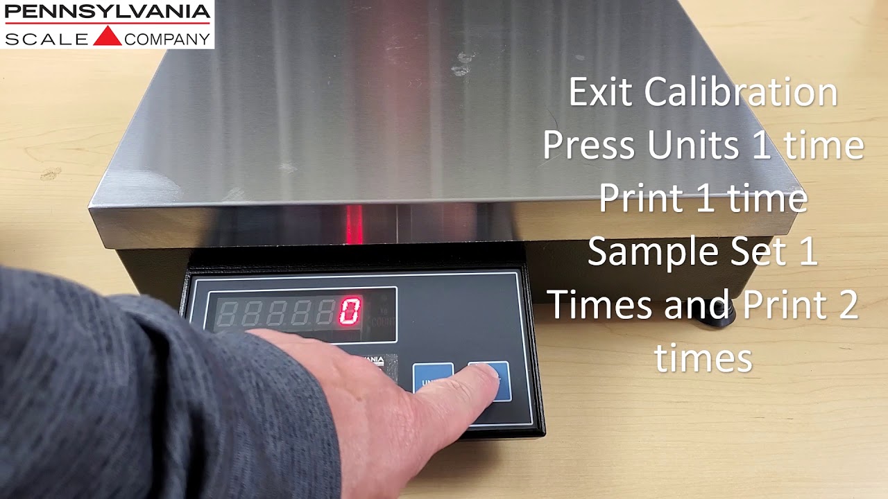 Pennsylvania Scale Company Model 7500 Counting Scale and Indicator