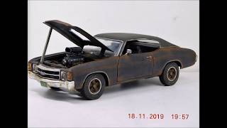 1:18 1971 Chevelle 572 Weathered Barn find for sale on Ebay