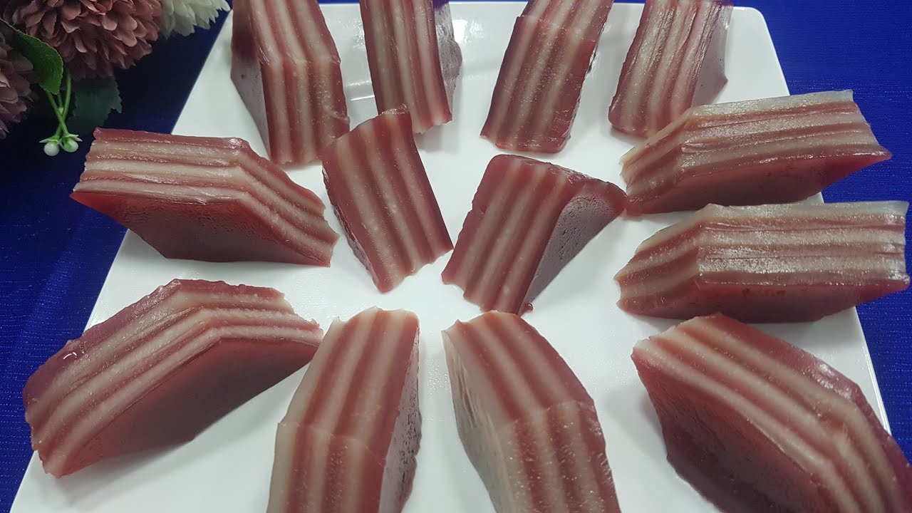 Cách làm bánh da lợn khoai môn mềm dai để lâu không bị cứng|How to make taro pig skin cake