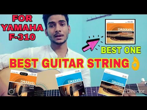 Best Guitar Strings For Yamaha F310 and Other Acoustic Guitars | D'Addario Strings Review