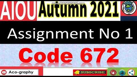 ⏩ AIOU Code 672 Solved Assignment No.1 Autumn 2021 || Level: M.ED/MA Education