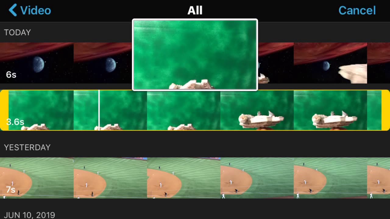 iOS iMovie Green Screen Tutorial YouTube