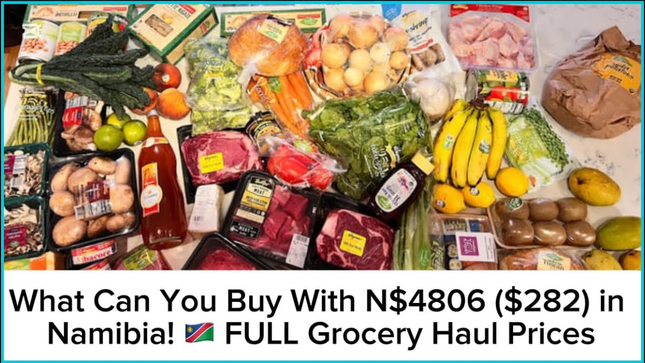 What $282 (N$4806) Gets You in Namibia! 🇳🇦 FULL Grocery Haul Prices. Keetmanshoop 