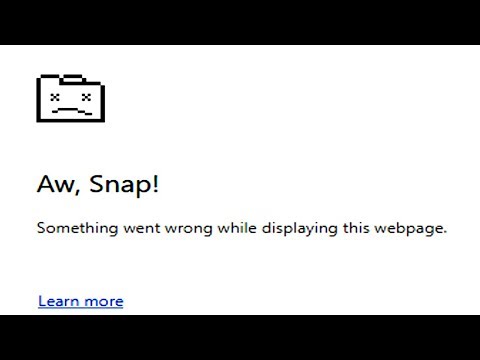 How To Fix Google Chrome "Aw, Snap!" error 100% Work hqdefault