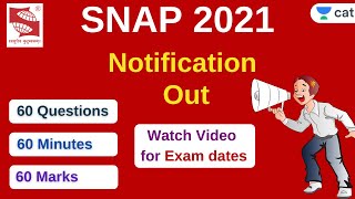 SNAP 2021 | Notification Out | 60 Mins 60 Que | 3 Attempts | Symbiosis Colleges | Ronak Shah