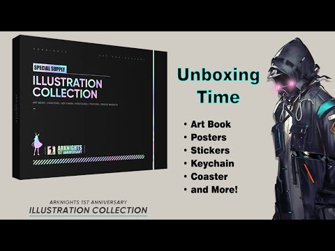 Arknights] 1st Anniversary Illustration Collection Unboxing