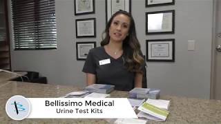 Tiffany (RN) gives instructions on TWO Urine Test Kits