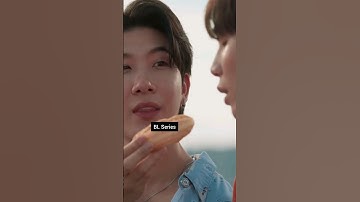 JUST ONE BITE 😉🩷 #onlyfriends #firstkhaotung #firstkp #khaotungg #bl #gmmtv #sandray #firstkanaphan