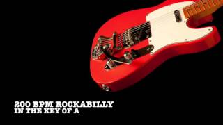 200 bpm Rockabilly Backing Track (A) chords