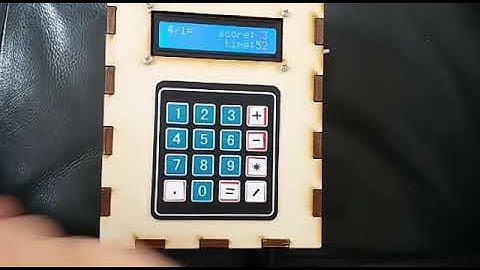 arduino calculator and quiz