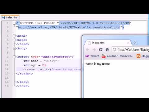 Beginner JavaScript Tutorial   5   Using Variables with Strings