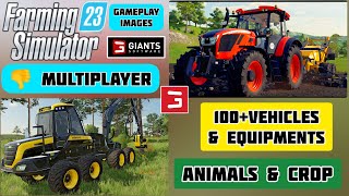 Farming Simulator 23 - Multiplayer, Vehicles & Equipments,  Animals & Crop | Gameplay Images |
