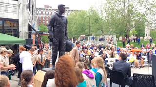Roger B Chaffee Statue Unveiling