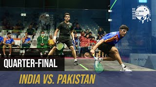 India v Pakistan: 2022 WSF Men’s World Junior Team Championship quarter-final