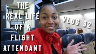 The Real Life of a Flight Attendant Vlog 32 EARLY MORNING MADNESS