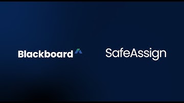 SafeAssign - Blackboard
