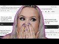 Reacting to your unpopular makeup opinions GRWM ft. ABH new cream blush & highlighter sticks + more