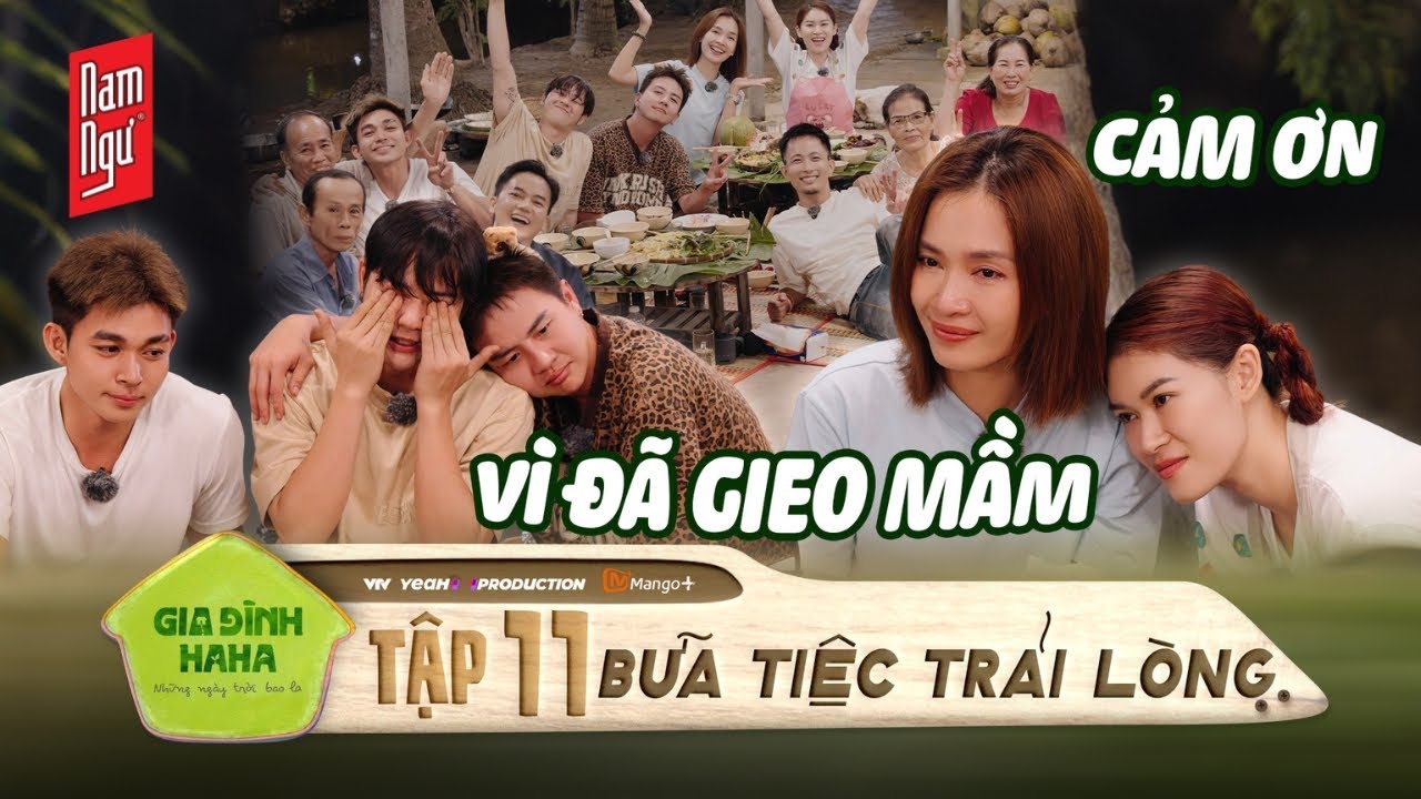 Khoảnh khắc xúc động trong bữa tiệc chia tay cùng chú thím Chín | Gia Đình Haha