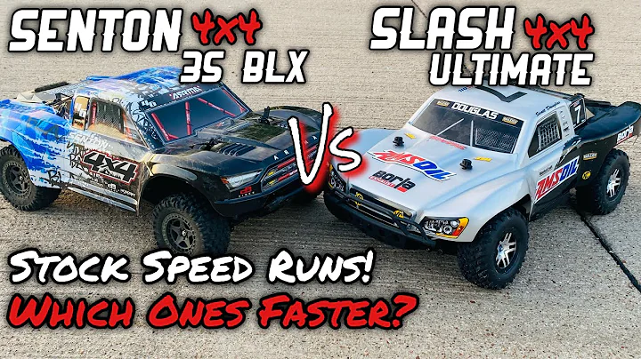Slash 4x4 Ultimate | vs. | Senton 4x4 3s blx | stock speed runs!
