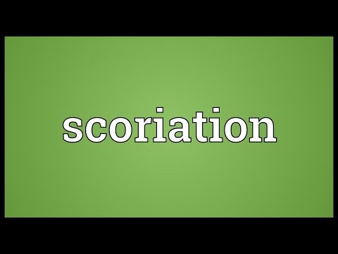 Scoriation Meaning