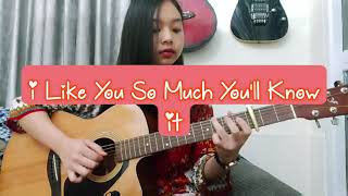 Ysabelle Cuevas - I Like You So Much You'll Know It (fingerstyle guitar cover)|Sdp Sailo|