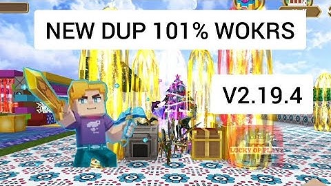 Blockman Go Adventures Skyblock New Dup 2.19.4 101% Works !