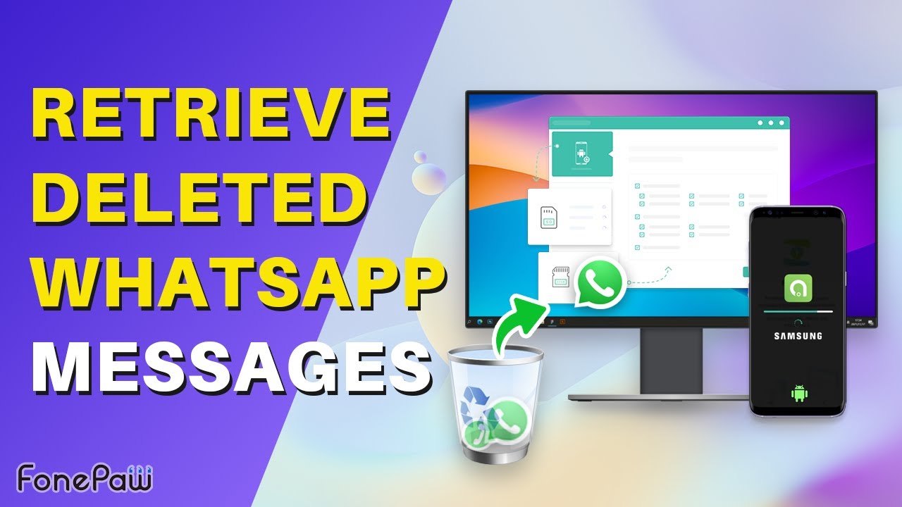 How to Retrieve Deleted WhatsApp Messages from Samsung Galaxy YouTube